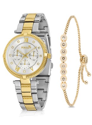 Silver tone - Yellow - Watches - Polo Air