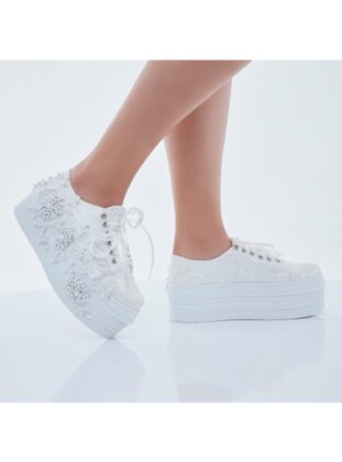 White - Sport - Sports Shoes - SİMAY AKSESUAR
