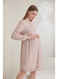 Beige - Maternity Dress
