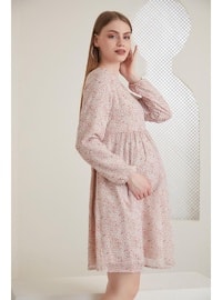 Beige - Maternity Dress