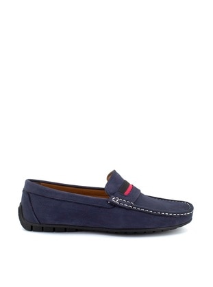 Navy Blue - Men Shoes - Ayakkabı Fuarı