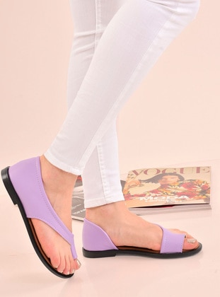 Lilac - Sandal - Sandal - Odesa Ayakkabı