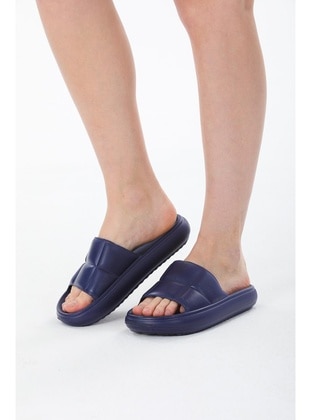 Navy Blue - Sandal - Slippers - Letoon