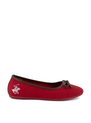 Red - Flat - Flat Shoes - Polo Club