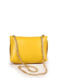 Fuchsia - Yellow - Satchel - Shoulder Bags