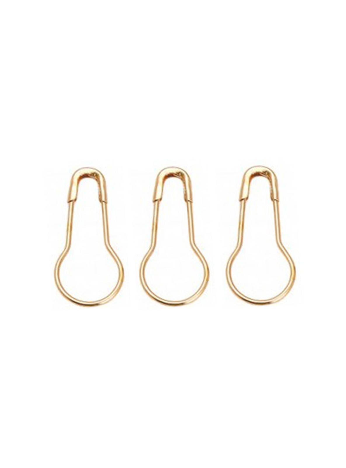 20-Piece Pear Shaped Hijab Pin Set - Gold Color