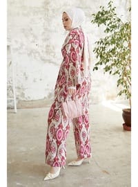 Perina Pants Kimono Co-Ord Fuchsia