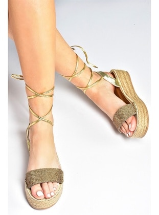 Gold - Sandal - Sandal - Fox Shoes