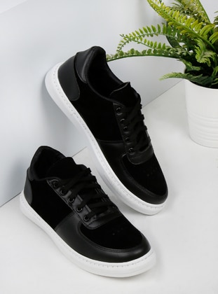 Black - Sport - Sports Shoes - Renkli Butik