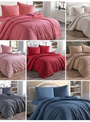 Multi - Duvet Set: 2 Pillowcases & 1 Duvet Cover - Dowry World