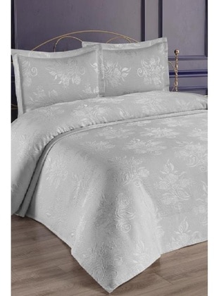 Gray - Bed Spread - Dowry World