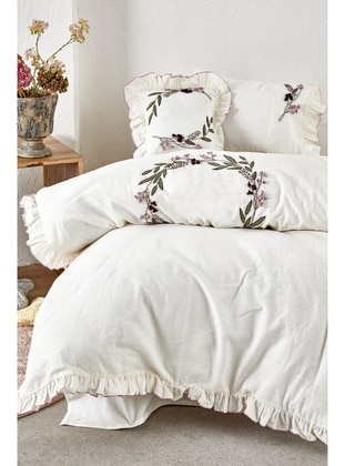 Cream - Child Bed Linen - Ecocotton