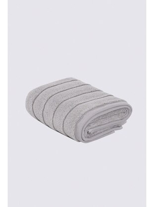 Softy Bath Towel 100% Cotton Woven Gray 40X70 Cm Gray
