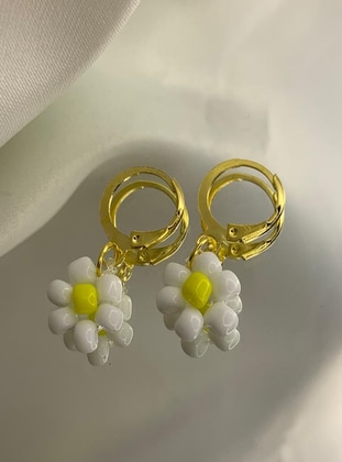 Yellow - Earring - İsabella Accessories