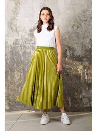 Olive Green - Skirt - Melike Tatar