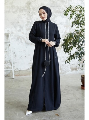 Black - Plus Size Abaya - In Style