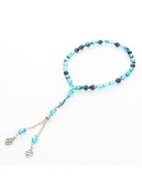 Special Gift For Father 33 Rosary Tasbih İn A Special Wooden Box - Blue