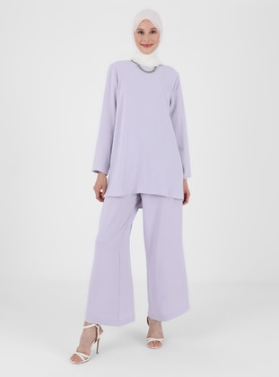Lilac - Unlined - Suit - Refka