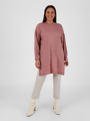 Plus Size Sweater Tunic Onion Skin