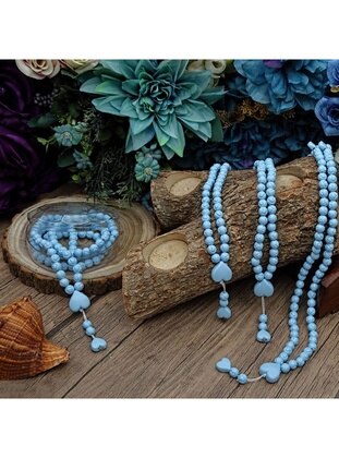 İkranur Blue Prayer Beads