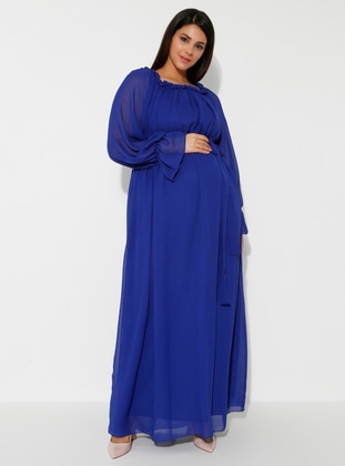 Chiffon -  - Maternity Evening Dress - Moda Labio