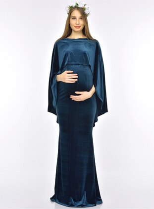 Navy Blue - Maternity Dress - Moda Labio