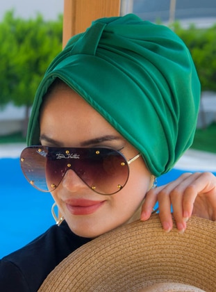 AİŞE TESETTÜR Green Swim Hijab