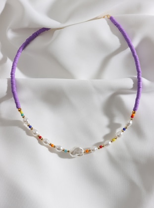 Lilac - Necklace - Batı Accessories