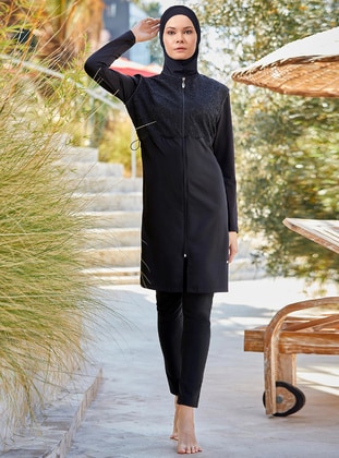 Hijab Swimsuit Black
