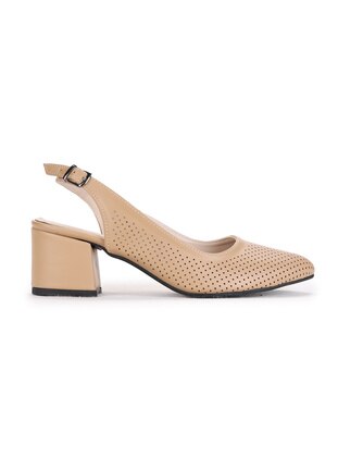 Woggo 6999 1  Laser 5 Cm Heel Women's Sandal Shoes Mink