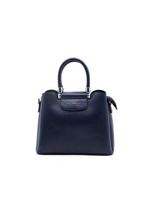 Satchel - Navy Blue - 1000gr - Cross Bag - Silver Polo