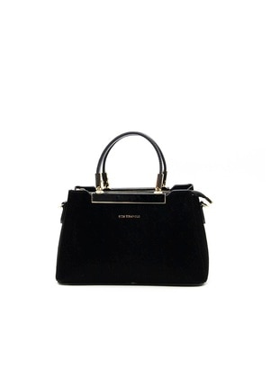 Satchel - Black - 1000gr - Cross Bag - Silver Polo