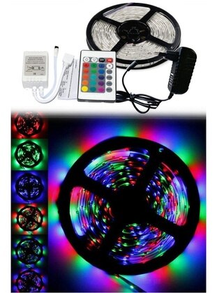 5 Meters 16 Colors Remote Controlled Strip Led Light Plug And Play