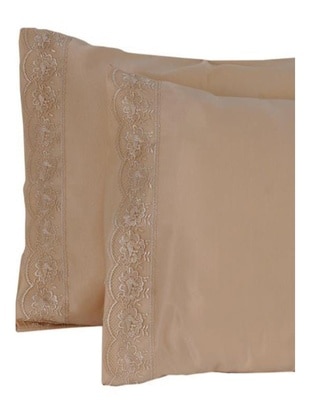 Lalezar 2-Piece Pillowcase Cappucino