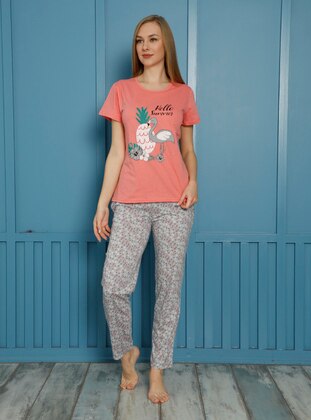 Women's Pajama Set Pomegranate Blossom