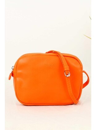 Orange - Shoulder Bags - Bipanya