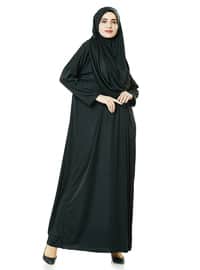 One Piece Prayer Gown Black 5015 Black