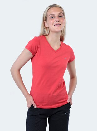 Red - Sports T-Shirt - Slazenger