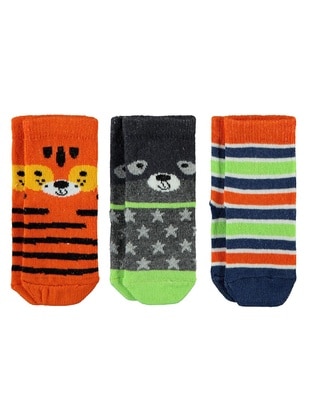 Orange - Baby Socks - Civil