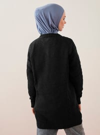 Black - Unlined - Knit Cardigan