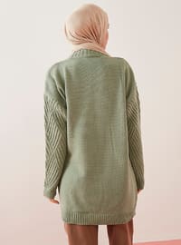 Green Almond - Unlined - Knit Cardigan