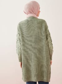 Green Almond - Unlined - Knit Cardigan