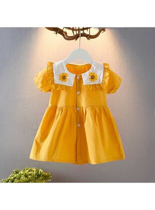 Yellow - Baby Dress - Little Honey Bunnies