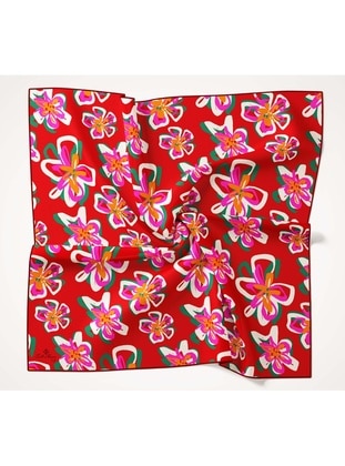 Red - Scarf - Silk Home