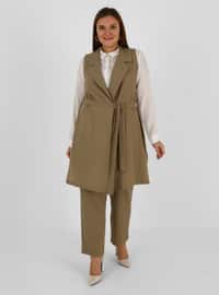 Mink - Double-Breasted - Unlined - Plus Size Suit