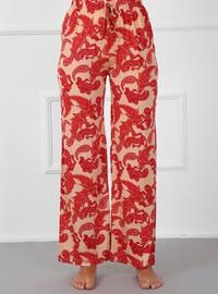 Red - Multi - Pyjama Bottoms