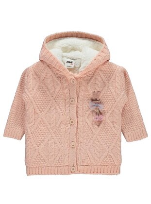 Powder - Cotton -  - Button Collar - Baby Cardigan&Vest&Sweaters - Civil