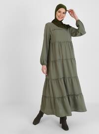  Green Modest Dress