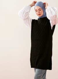 Unlined - Black - Knit Sweater