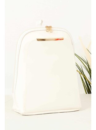 White - Backpack - Backpacks - Bipanya